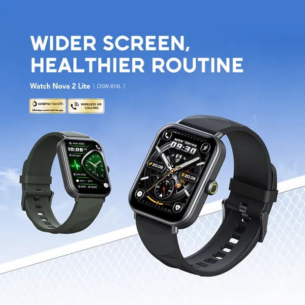 Oraimo Watch Nova 2 Lite 1.93'' AMOLED Smart Watch 2