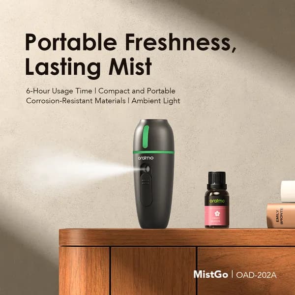 Oraimo MistGo Portable Aroma Diffuser 2