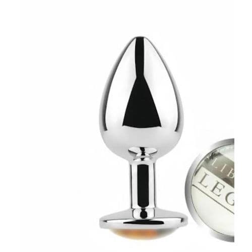 Other Premium Stainless Steel Jeweled sex toy – Silver & jewel 1