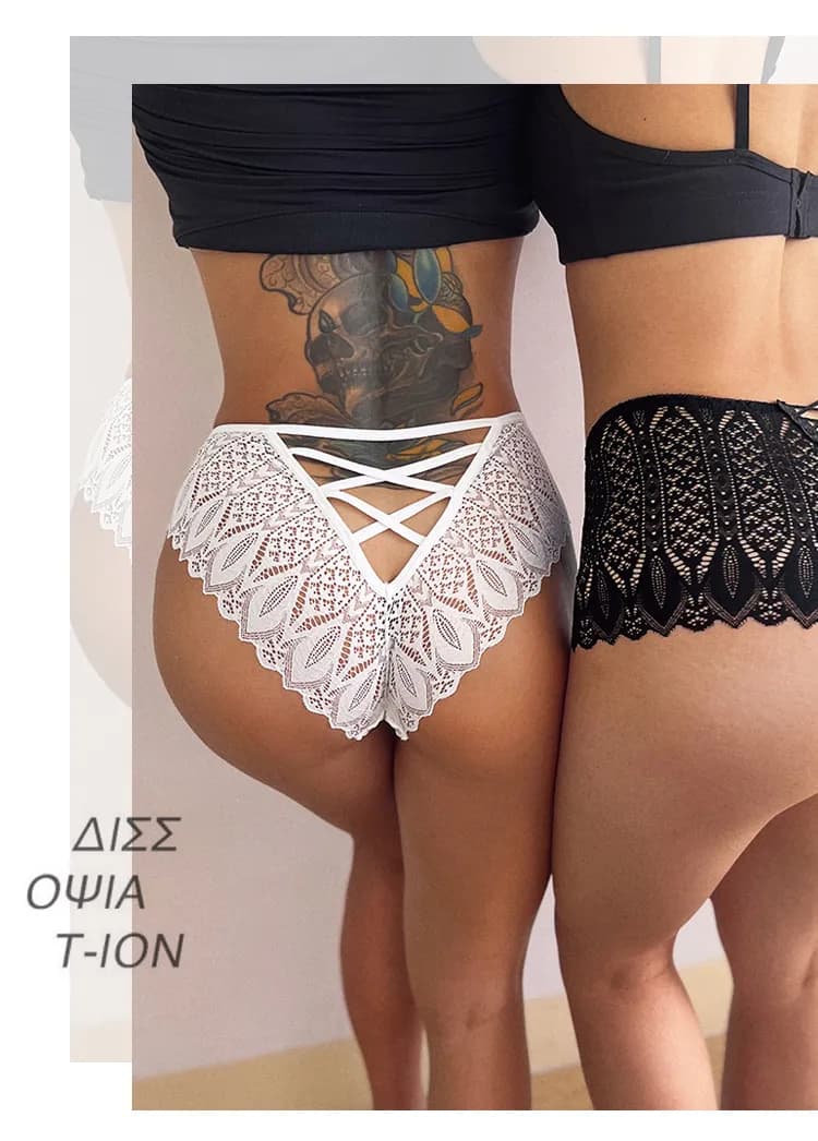 Lace Low-Waist G-String Briefs (2 pack) 3