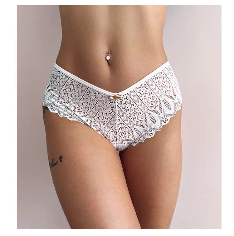 Lace Low-Waist G-String Briefs (2 pack) 4