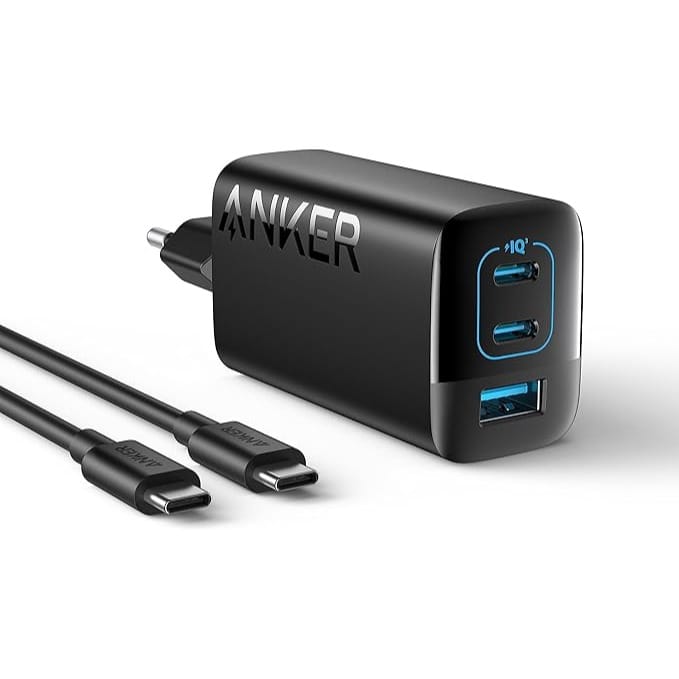 Anker USB C Charger 67W, Anker 335 High Performance Power Supply with PIQ 3.0, 3-Port Fast Charger, iPad Charger, PD Charger for iPhone 17/16/15 Series, MacBook Pro, iPad, Galaxy, Pixel and More
