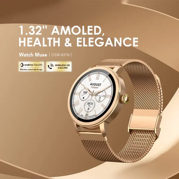 Oraimo Watch Muse 1.32" AMOLED IP68 Smart Watch 2
