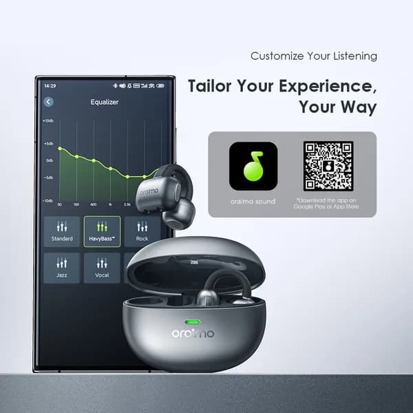 Oraimo OpenSnap N Clip-On Open-Ear Wireless Earbuds 4