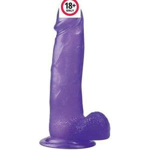 Realistic Jelly Dildo with Suction Cup, Remote and Charging Cable 1