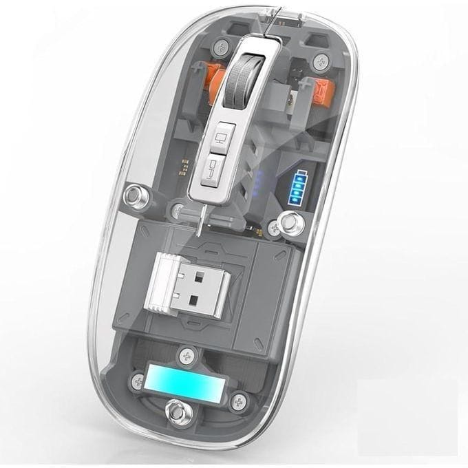 Wireless Rechargeable Transparent Mouse