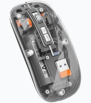 Wireless Rechargeable Transparent Mouse 2